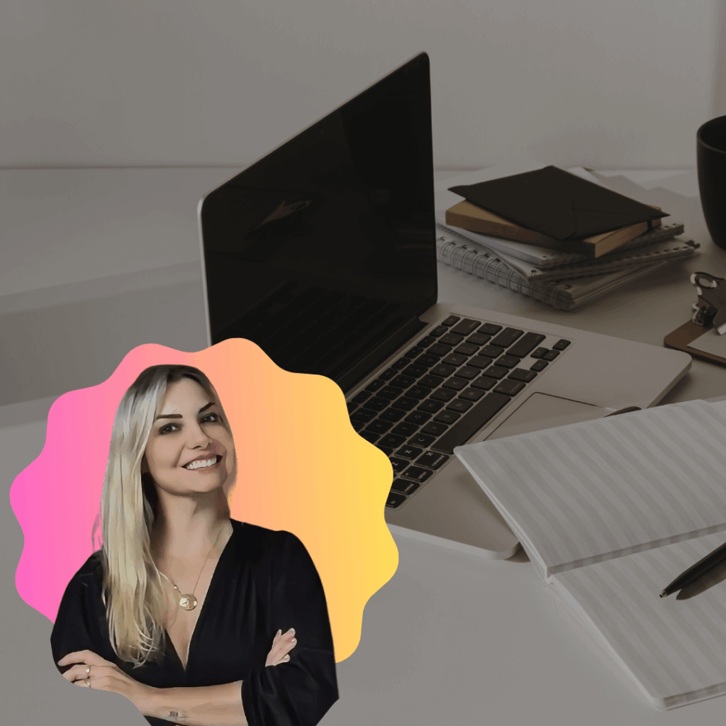 Foto de Lay Maciel, especialista em vendas e criadora do Método Bravo de Vendas, pronta para te ajudar a vender mais.